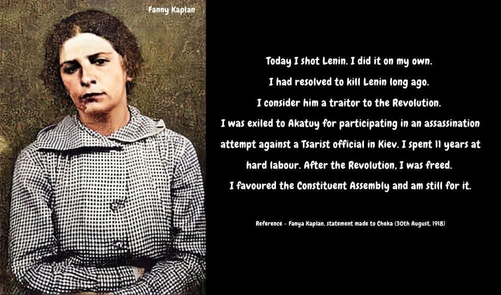 Fanny Kaplan: The Socialist Revolutionary Who Challenged Lenin’s Coup Against 1917 Revolution